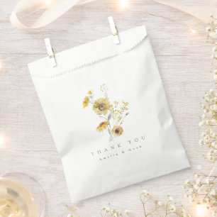 Aquarellblume Vielen Dank Geschenktütchen