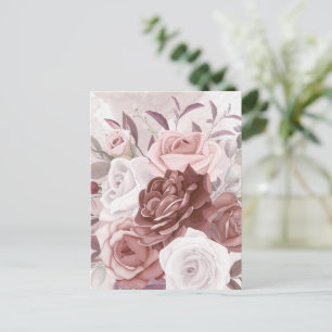 Aquarellblumen 9 postkarte
