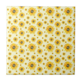 Aquarellblumen Blumenmuster Fliese