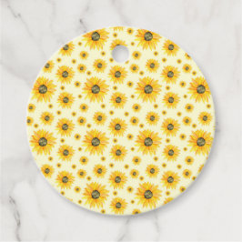 Aquarellblumen Blumenmuster Geschenkanhänger