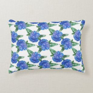 Aquarellblumen Dekokissen