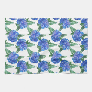 Aquarellblumen Geschirrtuch