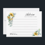 Aquarellblumen Hinweiskarte<br><div class="desc">Ein einfaches Blumendesign mit Aquarellblumen. Sie können die Farben und Textdetails ändern.</div>