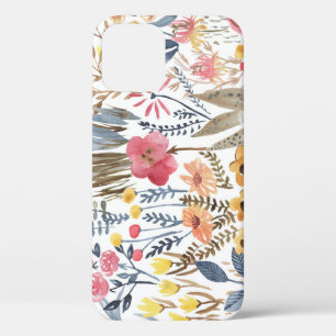 Aquarellblumen, lebendiges, nahtloses Patter Case-Mate iPhone Hülle