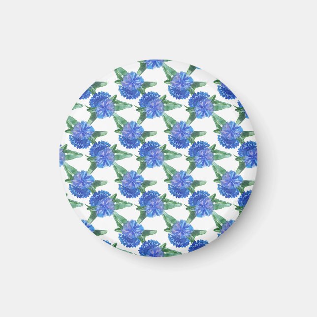 Aquarellblumen Magnet (Vorne)