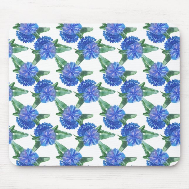 Aquarellblumen Mousepad (Vorne)