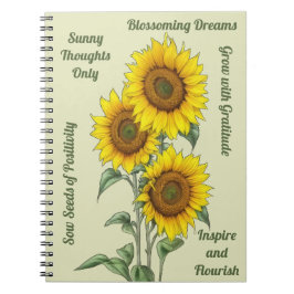 Aquarellblumen Notizblock