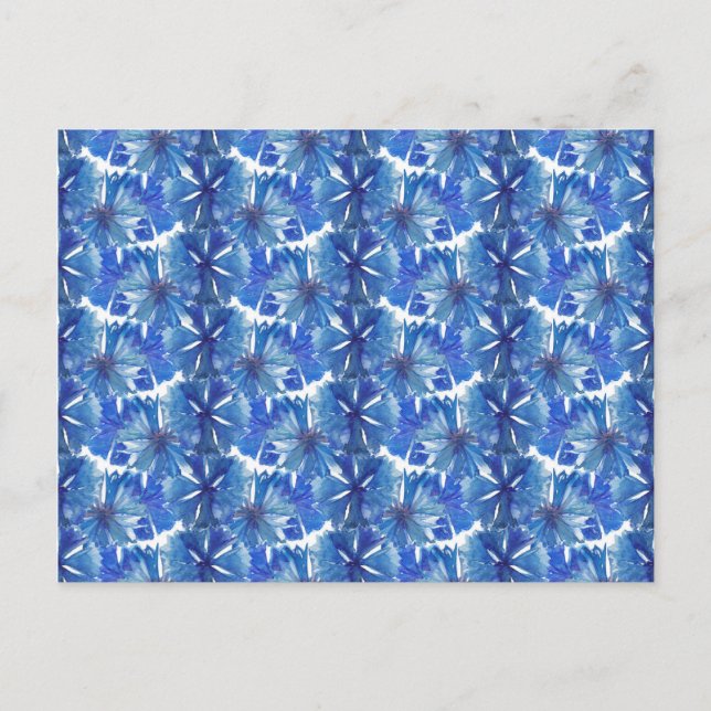 Aquarellblumen Postkarte (Vorderseite)