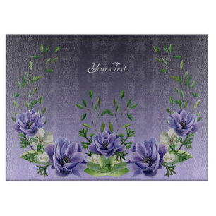 Aquarellblumen-Schnittplatine Schneidebrett