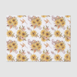 Aquarellblumen Seidenpapier