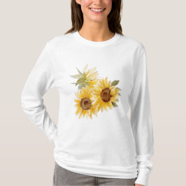 Aquarellblumen T-Shirt