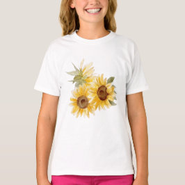 Aquarellblumen T-Shirt