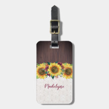 Aquarellblumen verleihen Holz rustikalen Namen