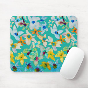 Aquarellblüten Mousepad