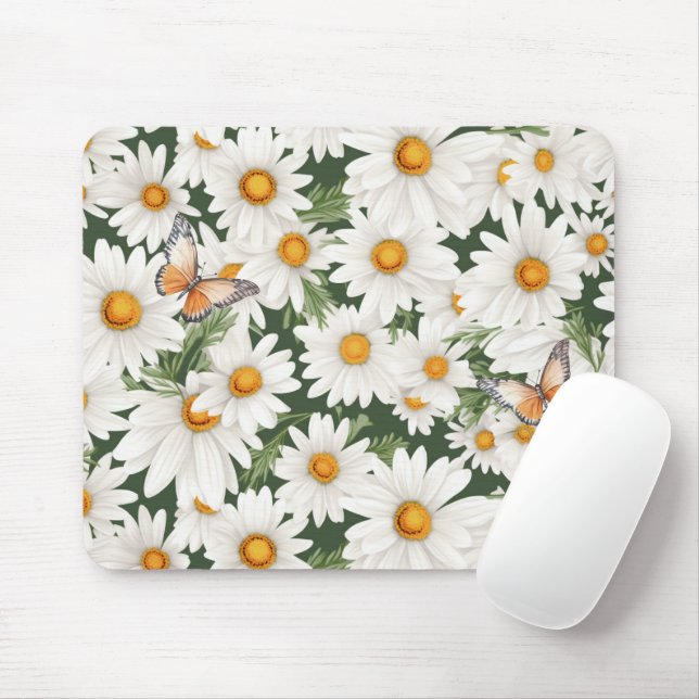 Aquarellblüten Mousepad (Mit Mouse)