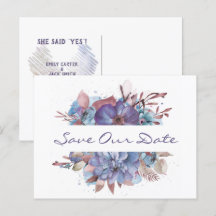 AquarellblütenBouquet Save the Date