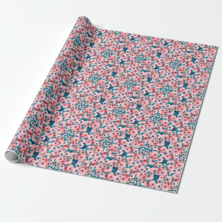 AquarellblütenBouquet: Vintage Peonies. Geschenkpapier