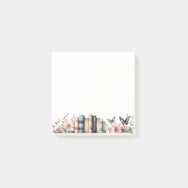 Aquarellblütenbücher Post-it Klebezettel