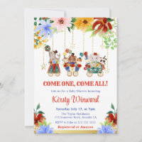 Aquarellblütendusche