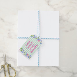 Aquarellblütenlehrer sind das beste Geschenk Geschenkanhänger