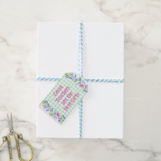 Aquarellblütenlehrer sind das beste Geschenk Geschenkanhänger