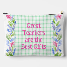 Aquarellblütenlehrer sind die besten Geschenke für Zubehörtasche