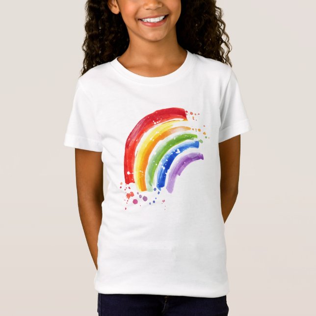 Aquarellbogen T-Shirt (Vorderseite)