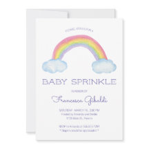 Aquarellbogen und Regentropfen Kindersprinkle