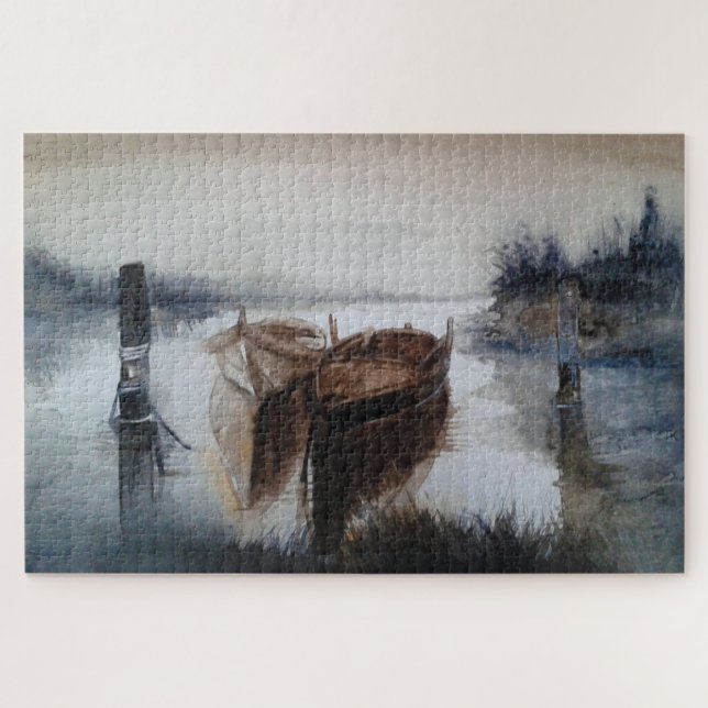 Aquarellboote (Horizontal)