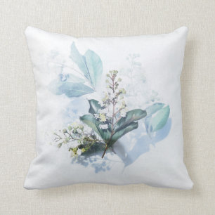 Aquarellbraut, Blume Kissen
