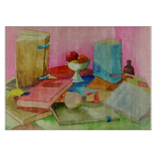 Aquarellbücher Schneidebrett
