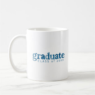 Aquarellbuchstaben Graduate Kaffeetasse