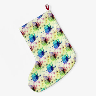 Aquarellbutterfisch Strumpf Großer Weihnachtsstrumpf