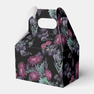 Aquarellchrysanthemen Blume Blütenblüte Geschenkschachtel