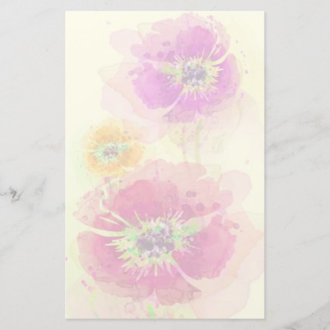 Aquarelle 2 briefpapier (Vorderseite)