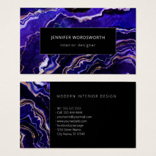 Aquarelle Agate Moderne Professionnel Géode Violet