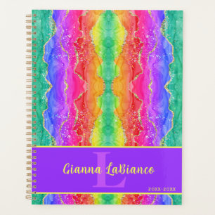 Aquarelle arc-en-ciel Crystal Gemstone Design