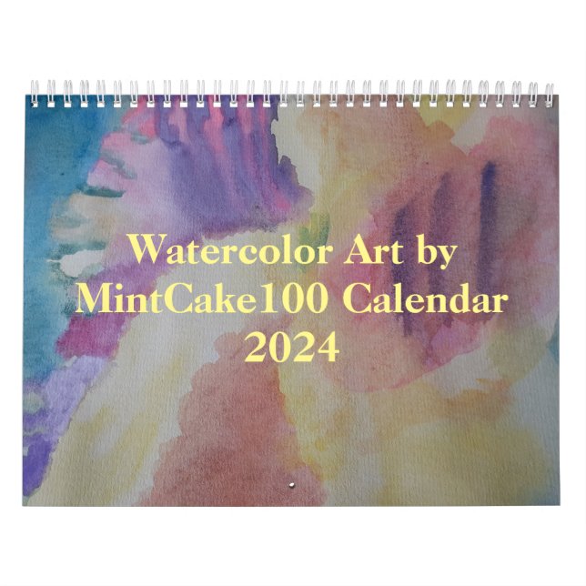 Aquarelle Art par MintCake100 Calendrier 2024 (Protection)