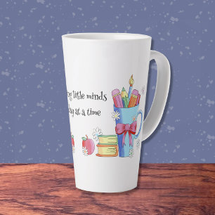Aquarelle Art professeur Latte Mug avec devis