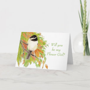 Aquarelle Automne Fleur de poulet Invitation