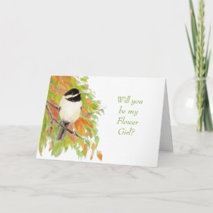 Aquarelle Automne Fleur de poulet Invitation