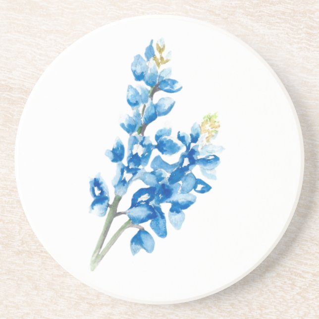 Aquarelle Bluebonnet 4 Dessous de verre (Devant)