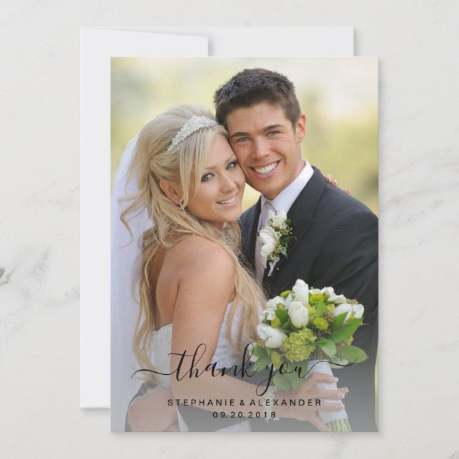 Aquarelle Bourgogne Marine Fleurs Mariage Merci (Devant)