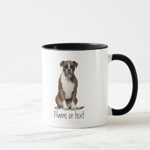 Aquarelle Boxer chien animal familier Mug personna