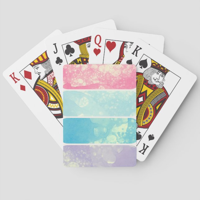 Aquarelle Bulle Classic Cartes de Jeu (dos)