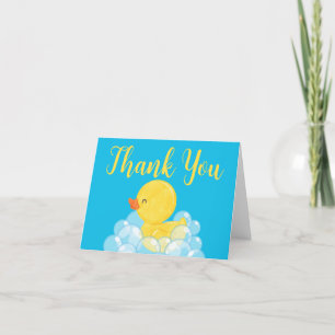 Aquarelle Caoutchouc Carte de remerciements pliant