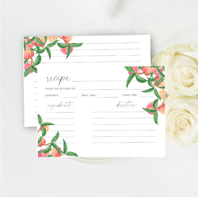 Aquarelle - carte de recette (Créateur téléchargé)