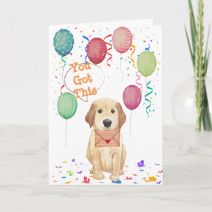 Aquarelle Chiot Anniversaire Invitation
