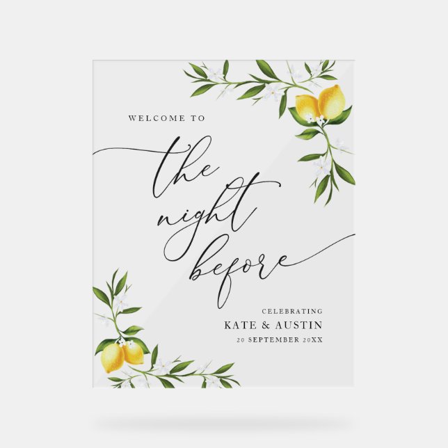 aquarelle citron verdure nuit avant (Recto)