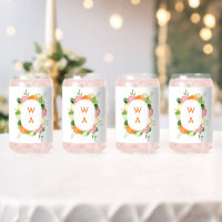 Aquarelle Citrus Monogramme Crest